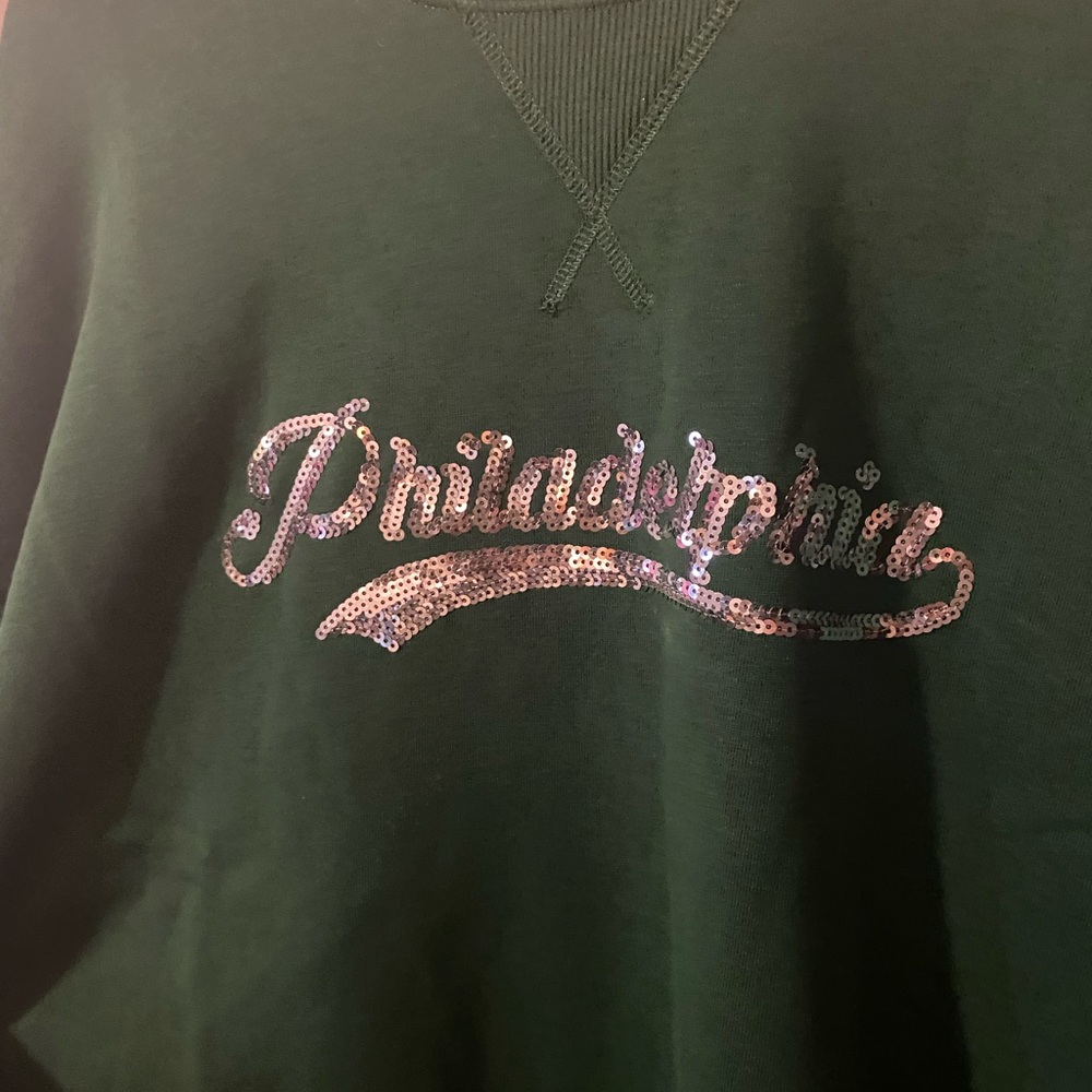 Beach Riot Philadelphia sequin Sweatshirt - Picture 4 of 5
